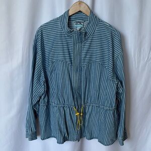 Future Collective Gabriella Karefa-Johnson Women's Striped Jacket Size 2X EUC